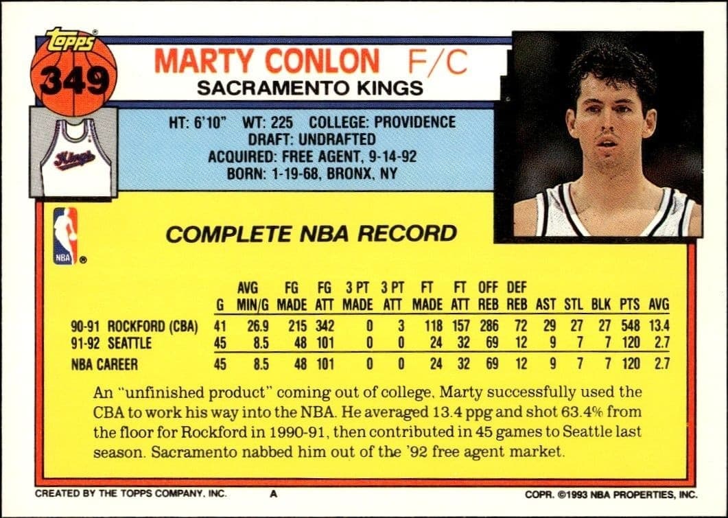 Marty Conlon - Back
