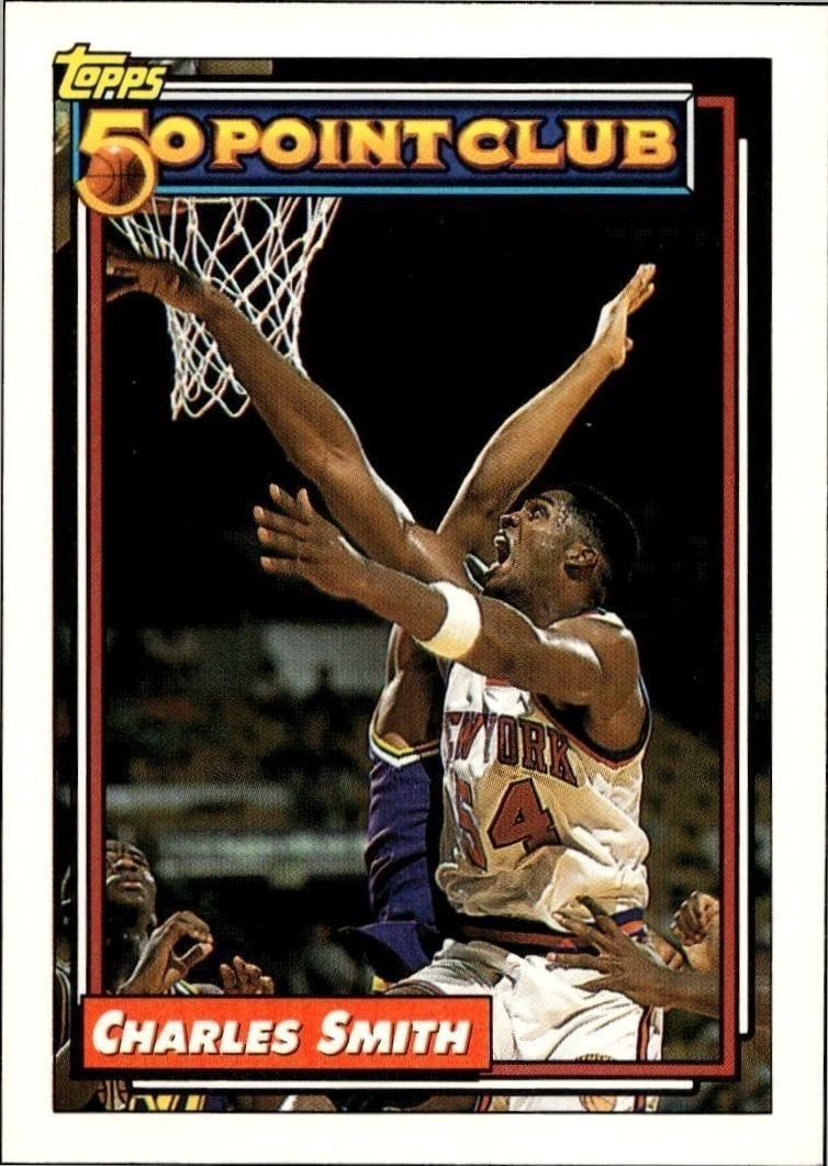 1992-93 Topps Charles Smith #207 trading card