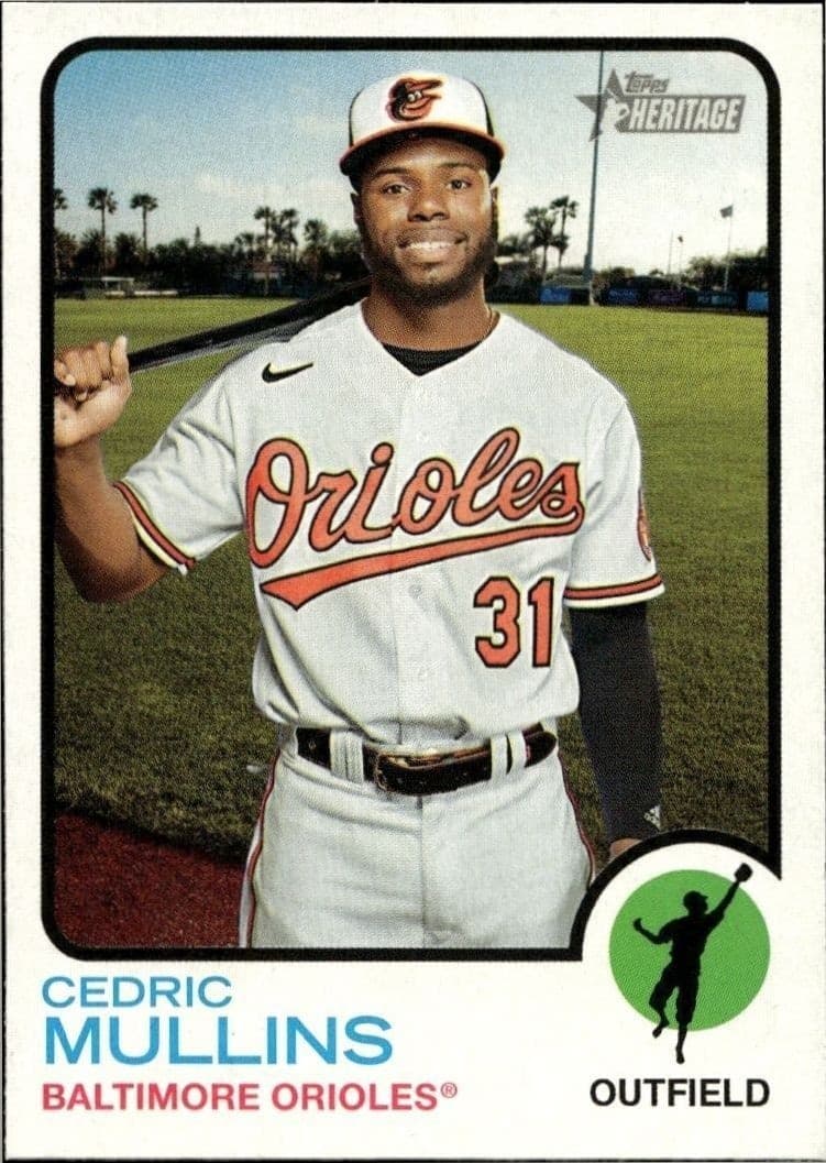 2022 Topps Heritage Cedric Mullins #232 trading card
