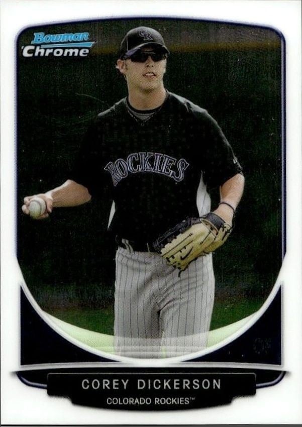 2013 Bowman Chrome Corey Dickerson #137 trading card