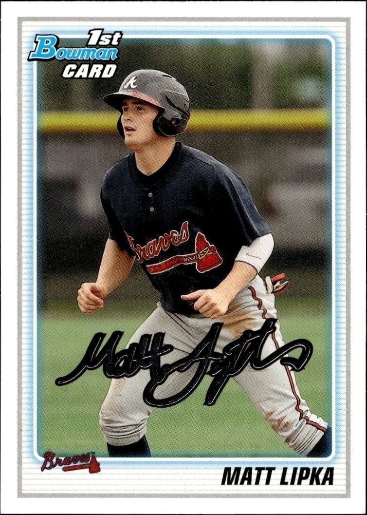 2010 Bowman Draft Picks & Prospects Matt Lipka #BDPP60 trading card