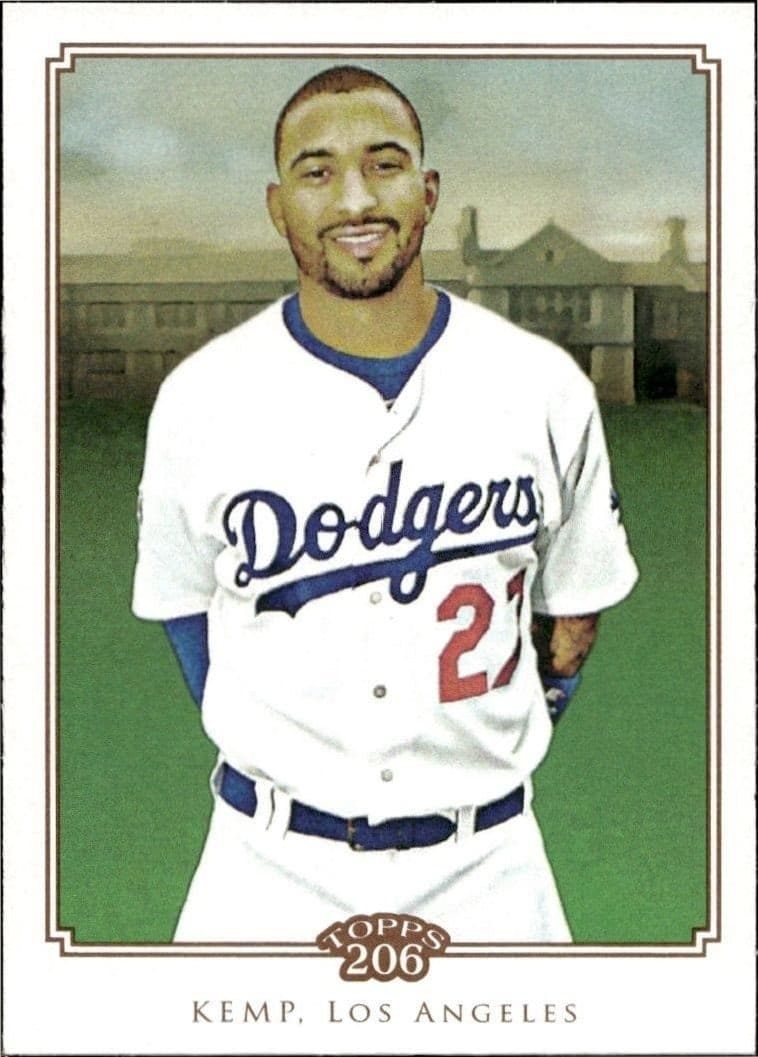 2010 Topps T206 Matt Kemp #89 trading card