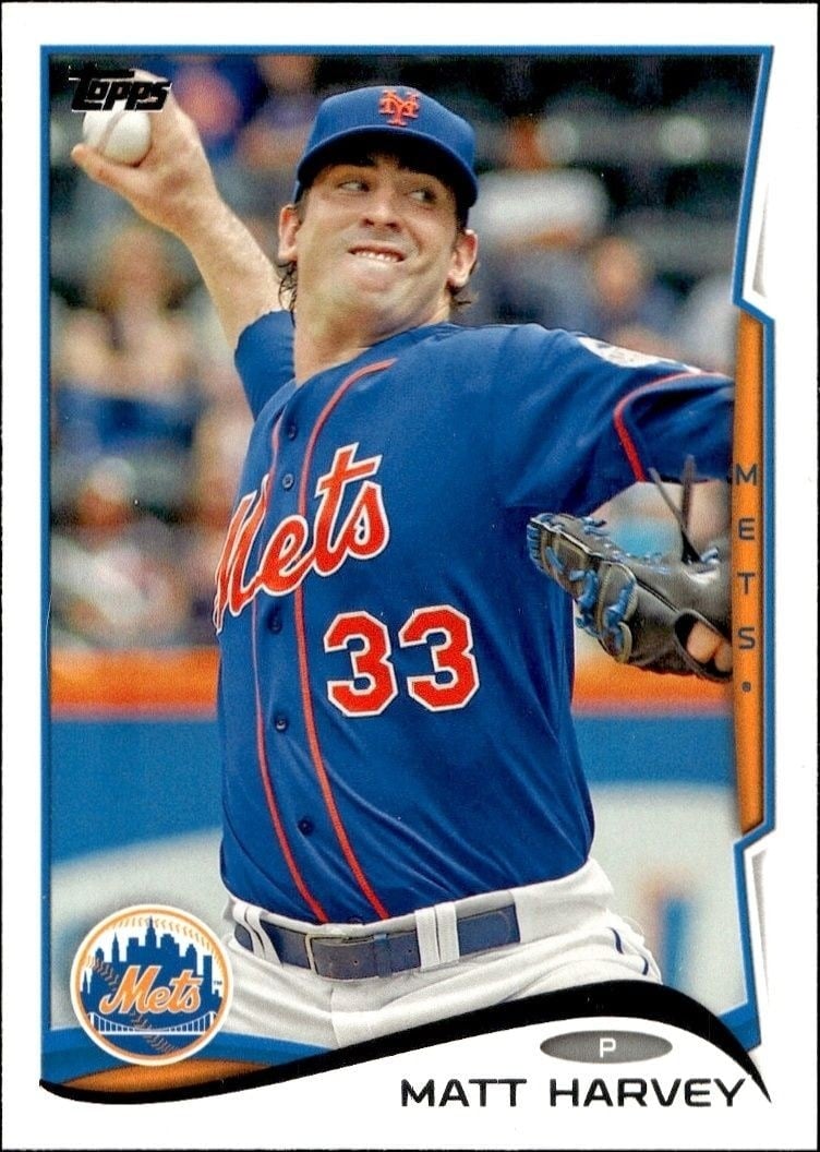 2014 Topps Matt Harvey #33 trading card