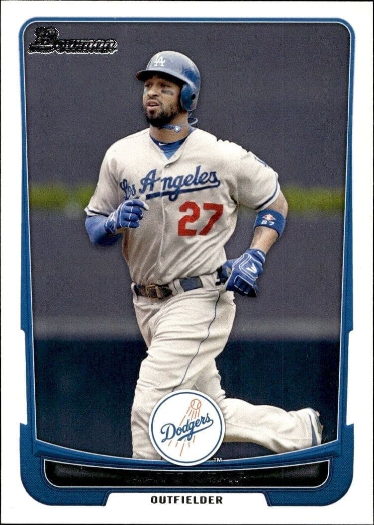 2012 Bowman Matt Kemp #12 trading card