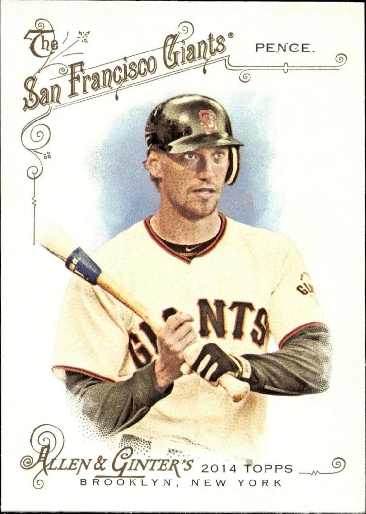 2014 Topps Allen & Ginter Hunter Pence #309 trading card