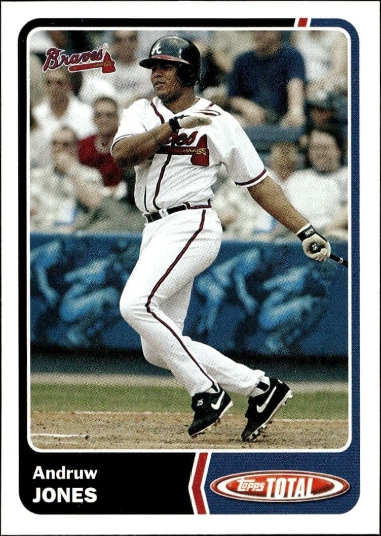 2003 Topps Total Andruw Jones #150 trading card