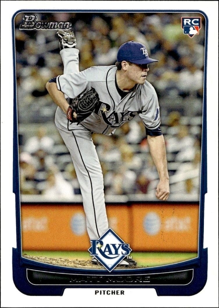 2012 Bowman Matt Moore #211 trading card