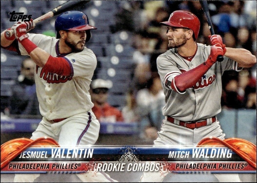 2018 Topps Update Series Jesmuel Valentin #US106 trading card