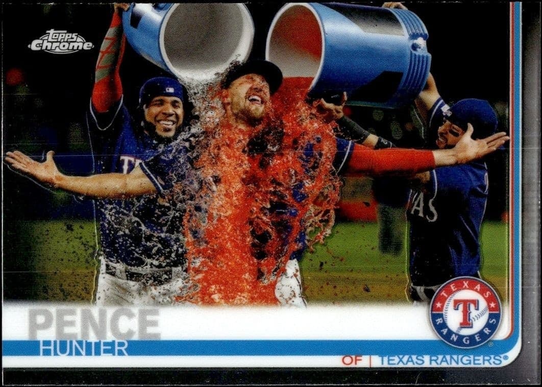 2019 Topps Chrome Hunter Pence #15 trading card