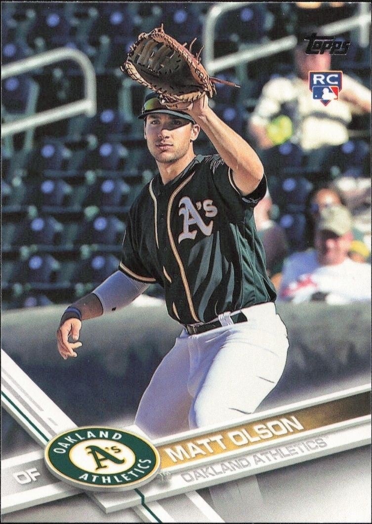 2017 Topps Series 2 Matt Olson #476 trading card