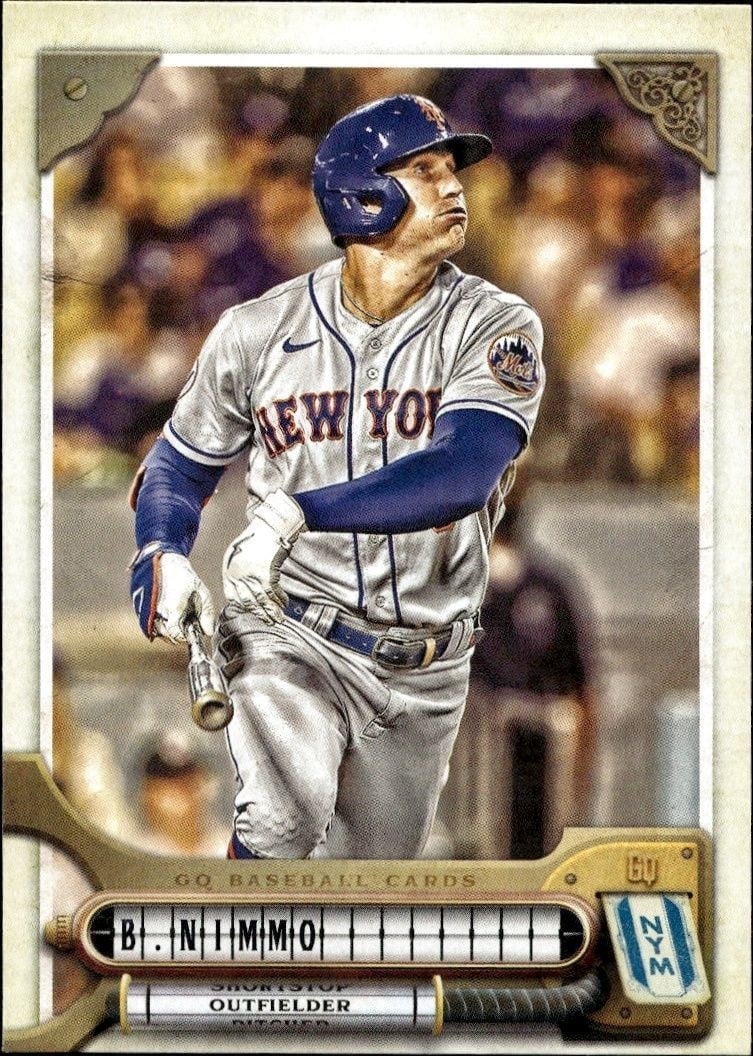 2022 Topps Gypsy Queen Brandon Nimmo #142 trading card