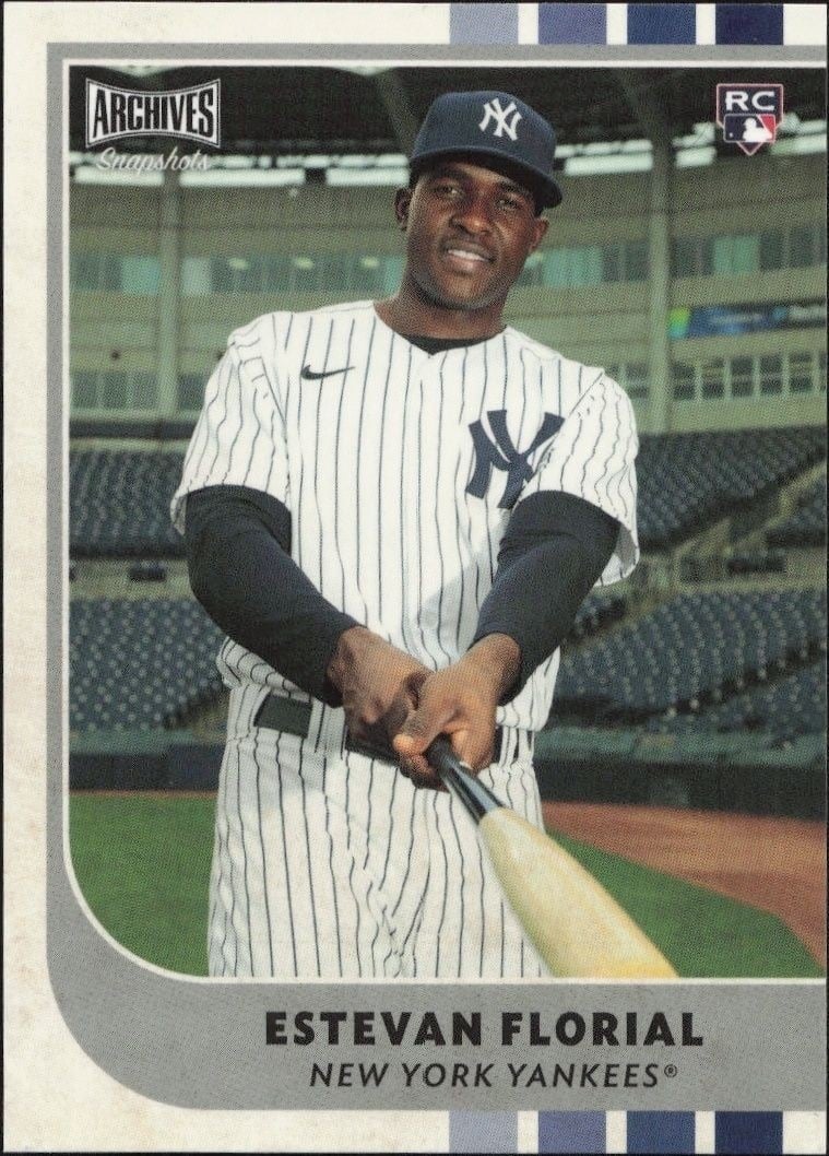2021 Topps Archives Snapshots Estevan Florial #10 trading card