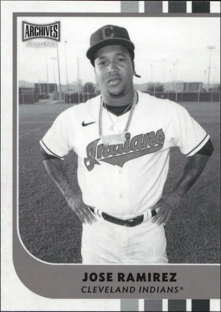 2021 Topps Archives Snapshots Jose Ramirez #40 trading card