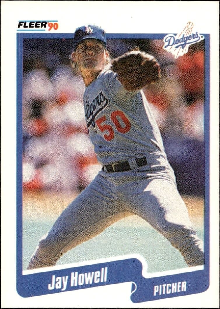 1990 Fleer Jay Howell #400 trading card