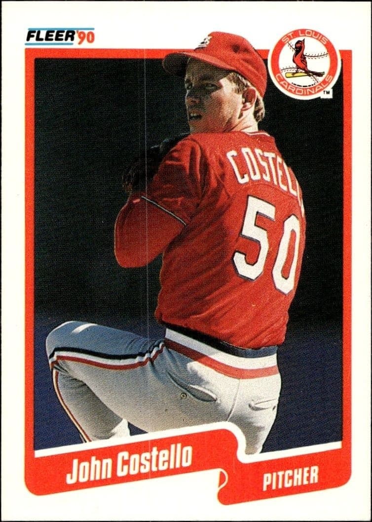 1990 Fleer John Costello #246 trading card