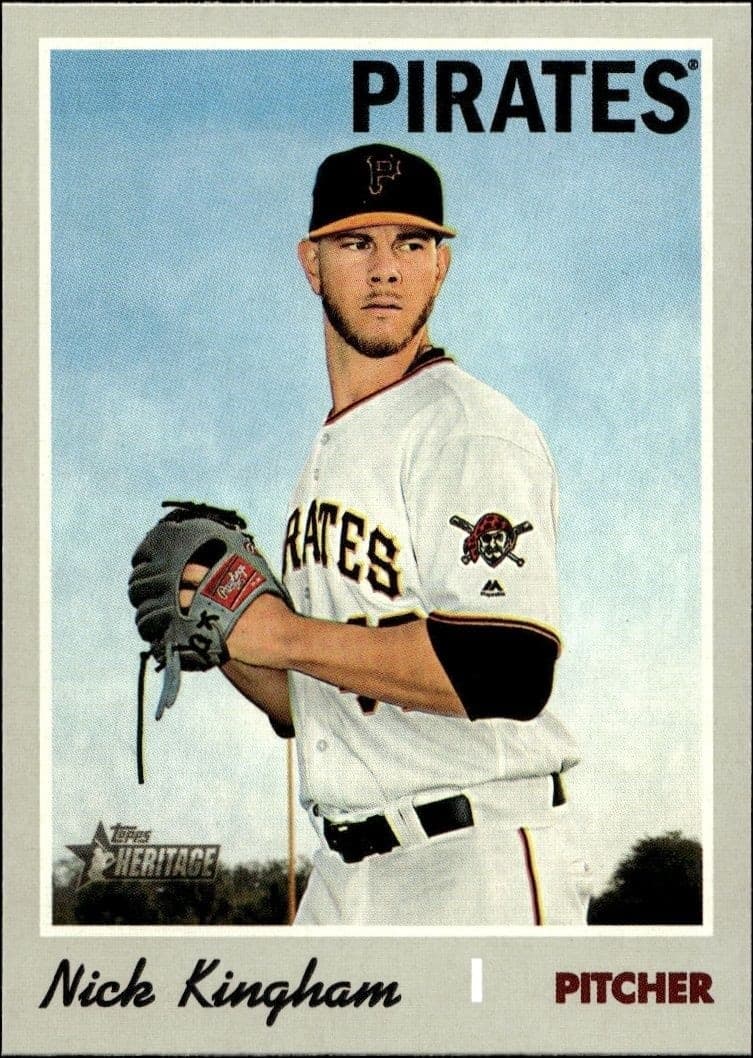 2019 Topps Heritage High Number Nick Kingham #700 trading card