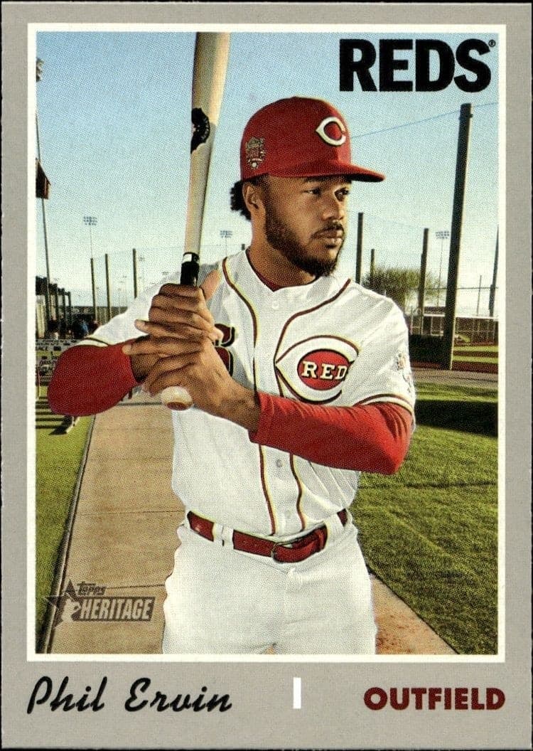 2019 Topps Heritage High Number Phil Ervin #511 trading card