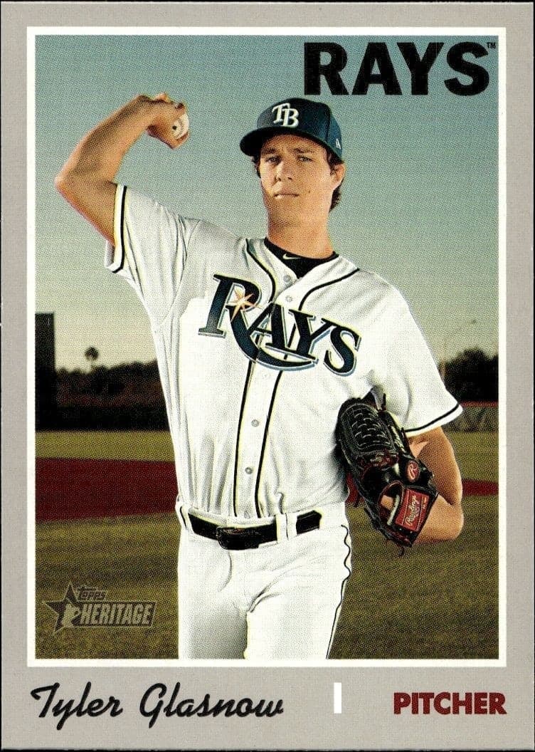2019 Topps Heritage High Number Tyler Glasnow #538 trading card