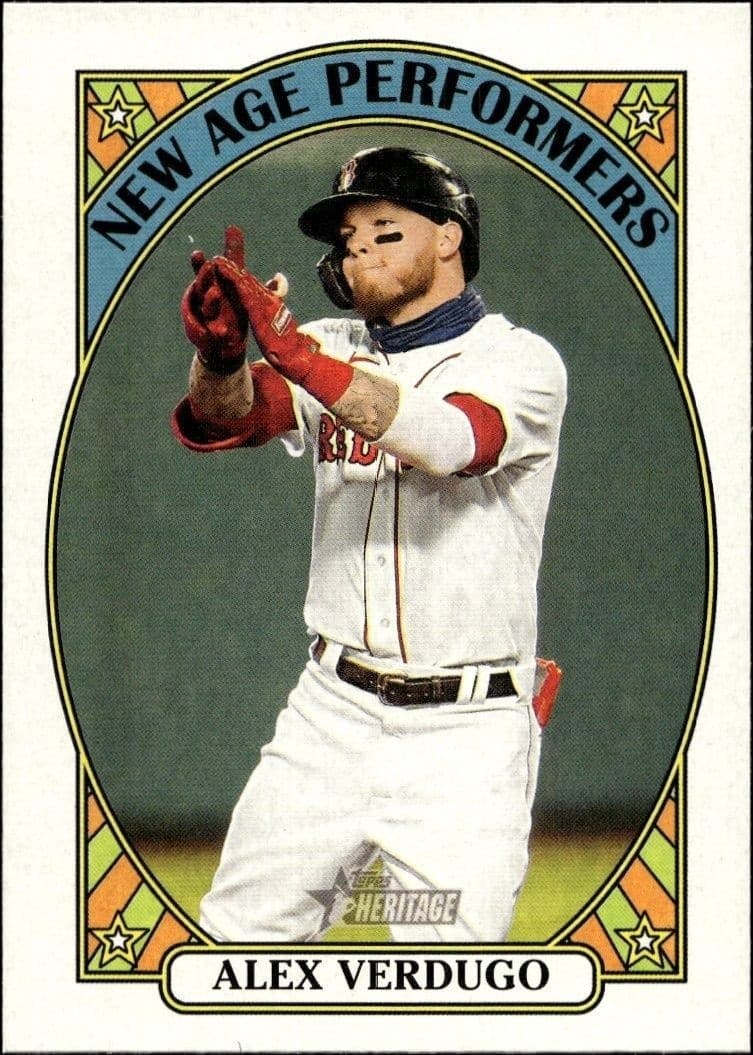 2021 Topps Heritage Alex Verdugo #NAP-13 trading card