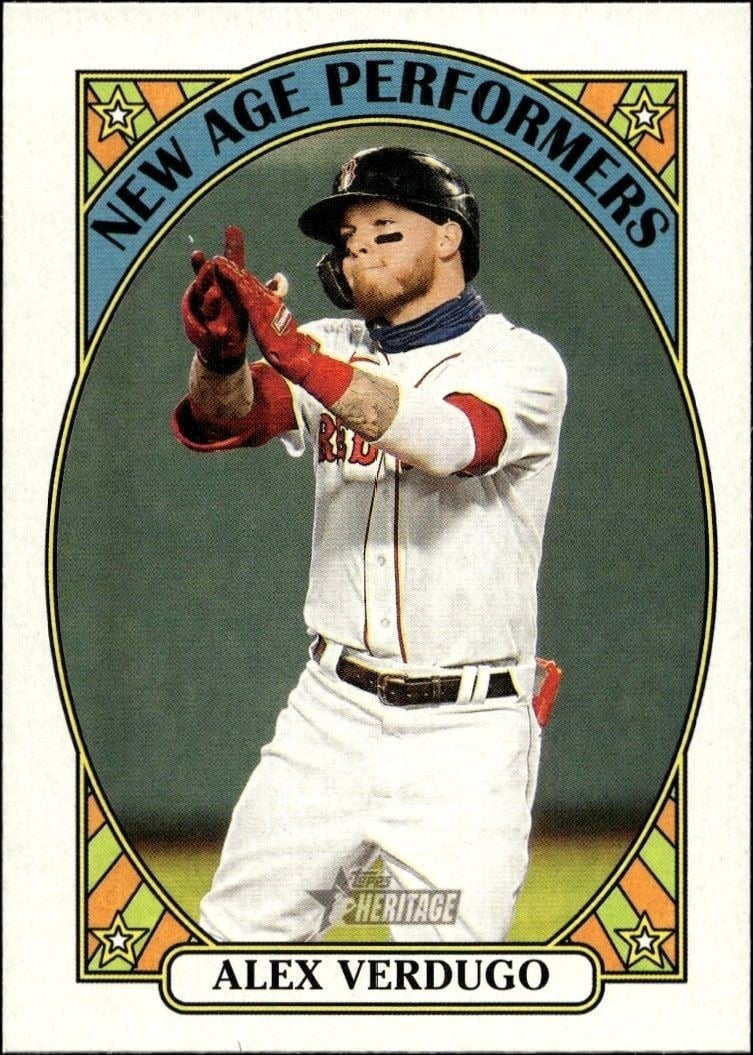 2021 Topps Heritage Alex Verdugo #NAP-13 trading card