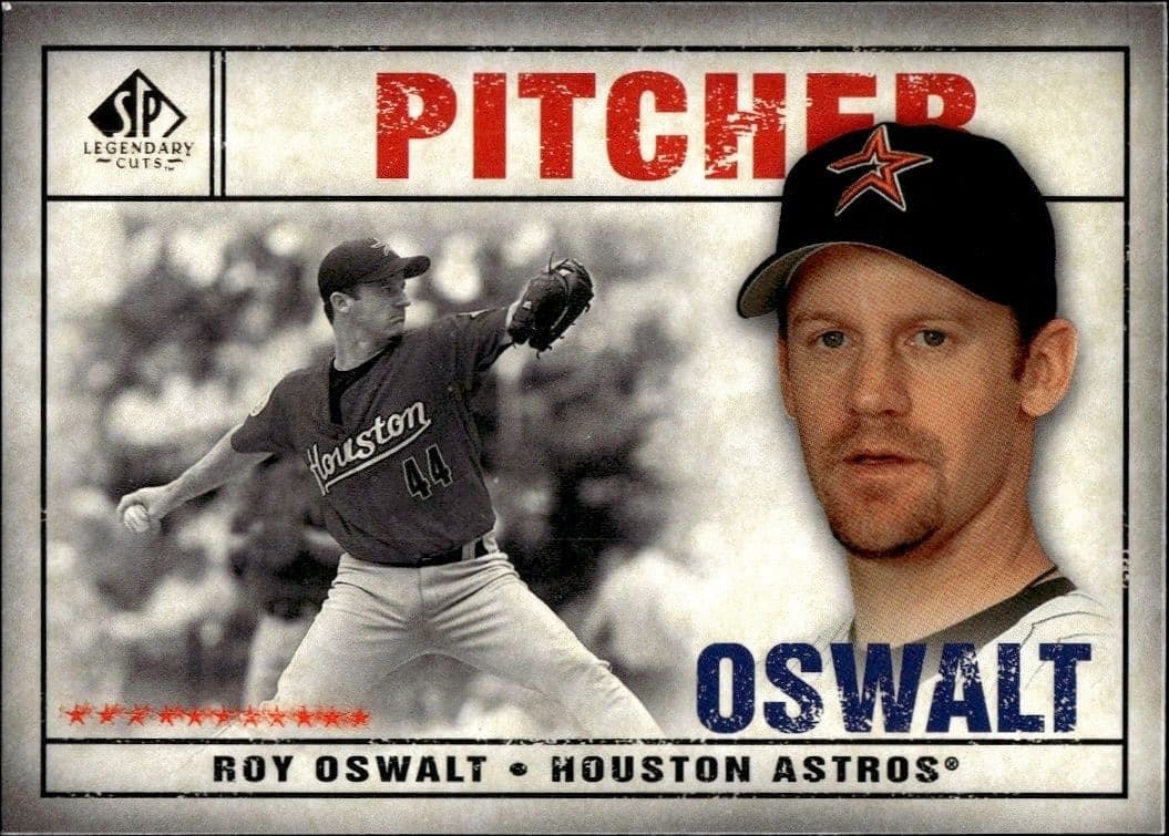 2008 Upper-Deck Sp Legendary Cuts Roy Oswalt #58 trading card