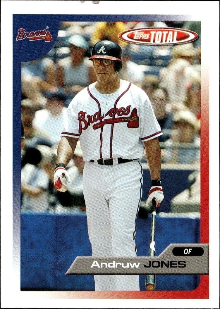 2005 Topps Total Andruw Jones #381 trading card