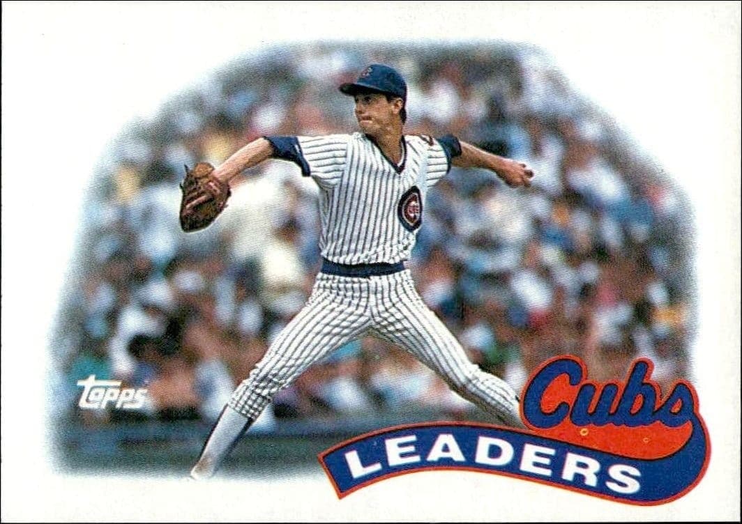 1989 Topps Cubs Leaders #549 trading card