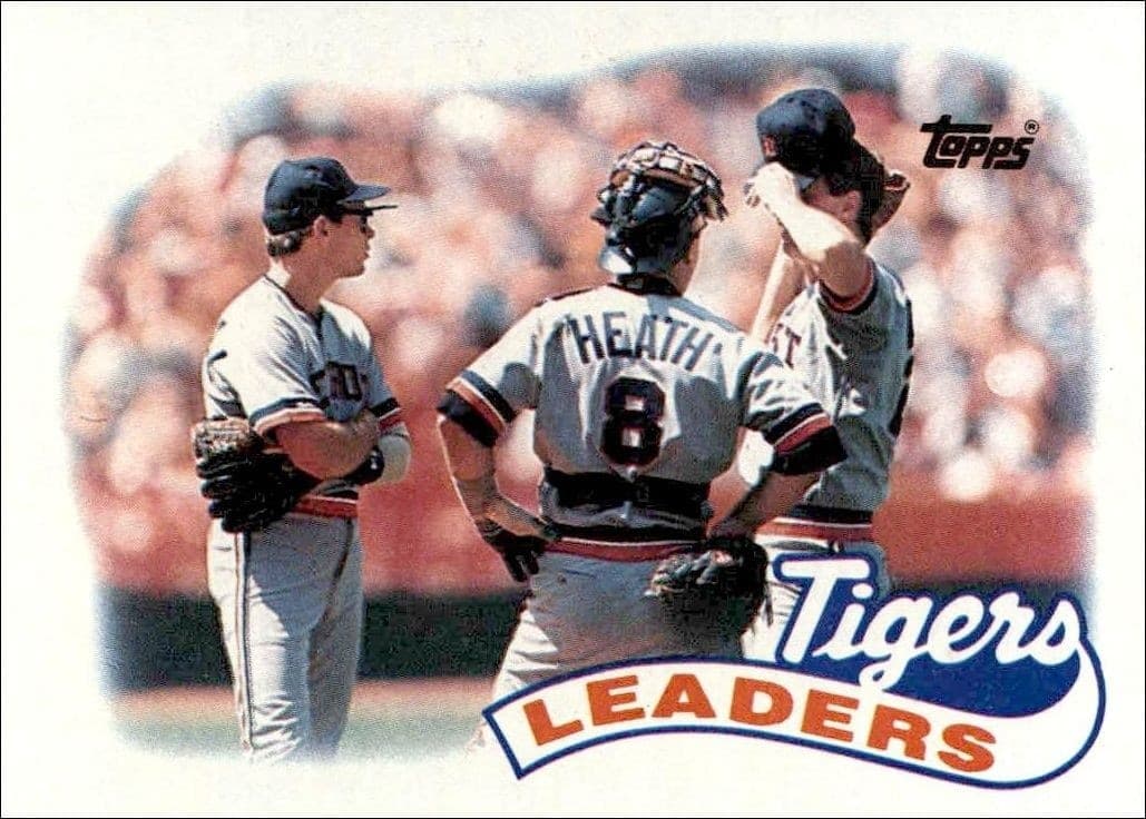 1989 Topps Tigers Leaders #609 trading card