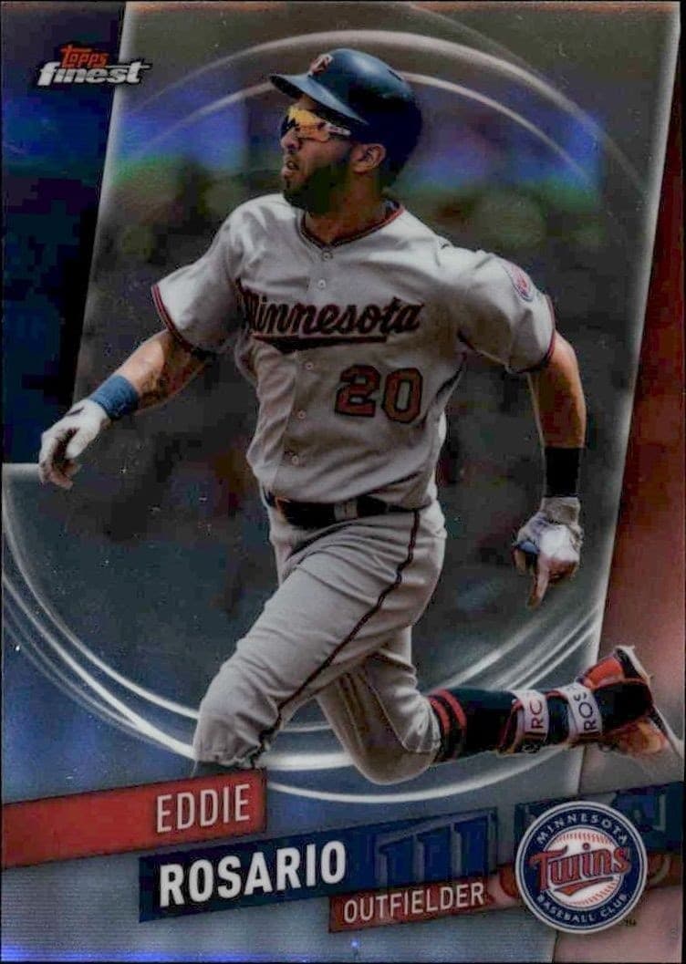 2019 Topps Finest Eddie Rosario #102 trading card
