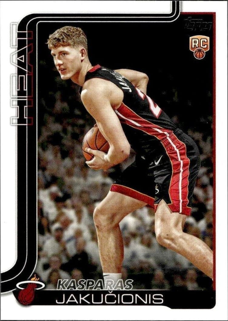 2025-26 Topps Kasparas Jakučionis #220 trading card