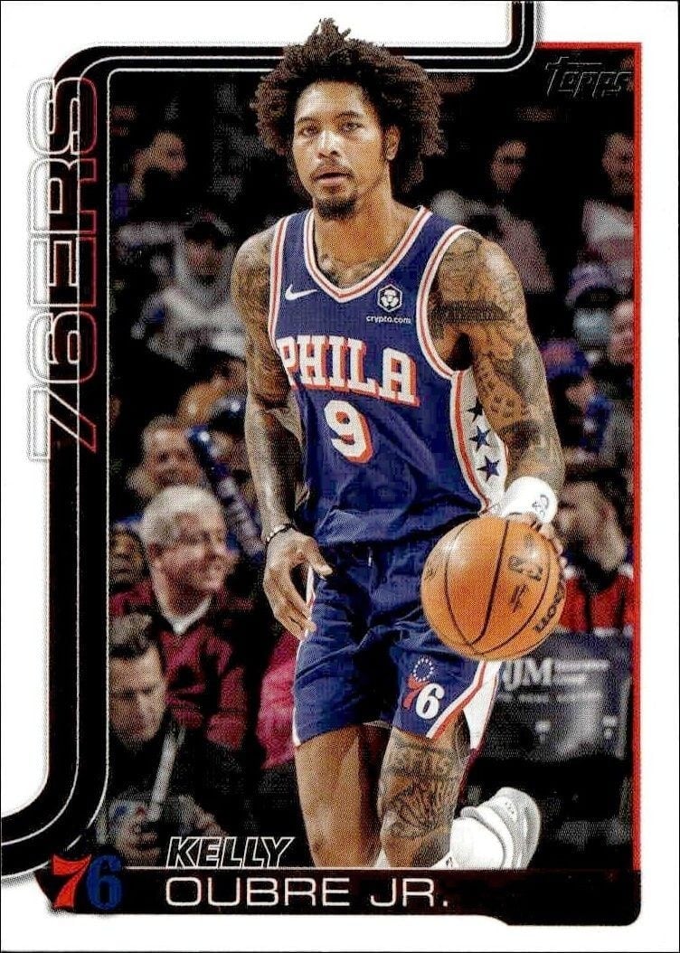 Kelly Oubre Jr. 2025-26 Topps #27 Basketball Trading Card - Front 2025-26 Topps Kelly Oubre Jr. #27 basketball trading card front