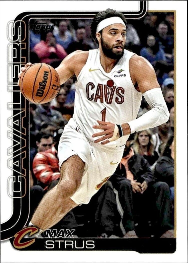 Max Strus 2025-26 Topps #84 Basketball Trading Card - Front 2025-26 Topps Max Strus #84 basketball trading card front