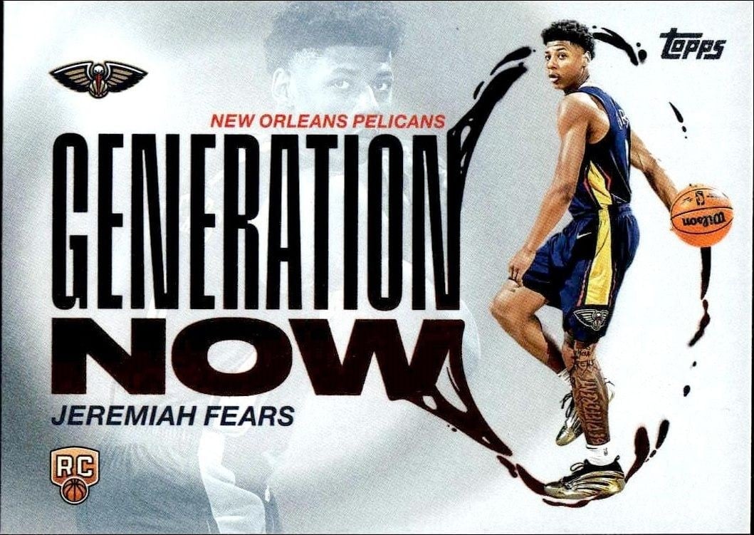 Jeremiah Fears 2024-25 Topps #GN-7 Basketball Trading Card - Front 2024-25 Topps Jeremiah Fears #GN-7 basketball trading card front