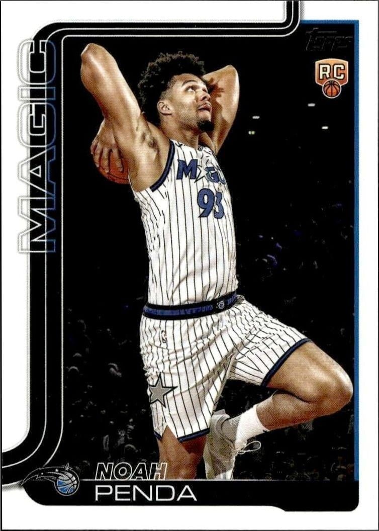 Noah Penda 2025-26 Topps #232 Basketball Trading Card - Front 2025-26 Topps Noah Penda #232 basketball trading card front