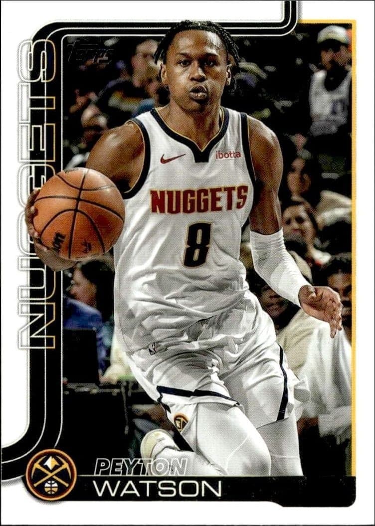 2025-26 Topps Peyton Watson #106 trading card