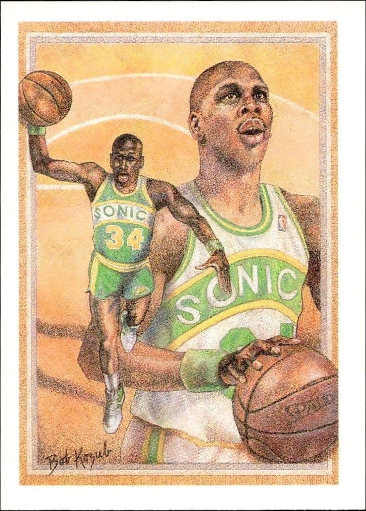 1990-91 Skybox NBA Hoops Xavier McDaniel #379 trading card