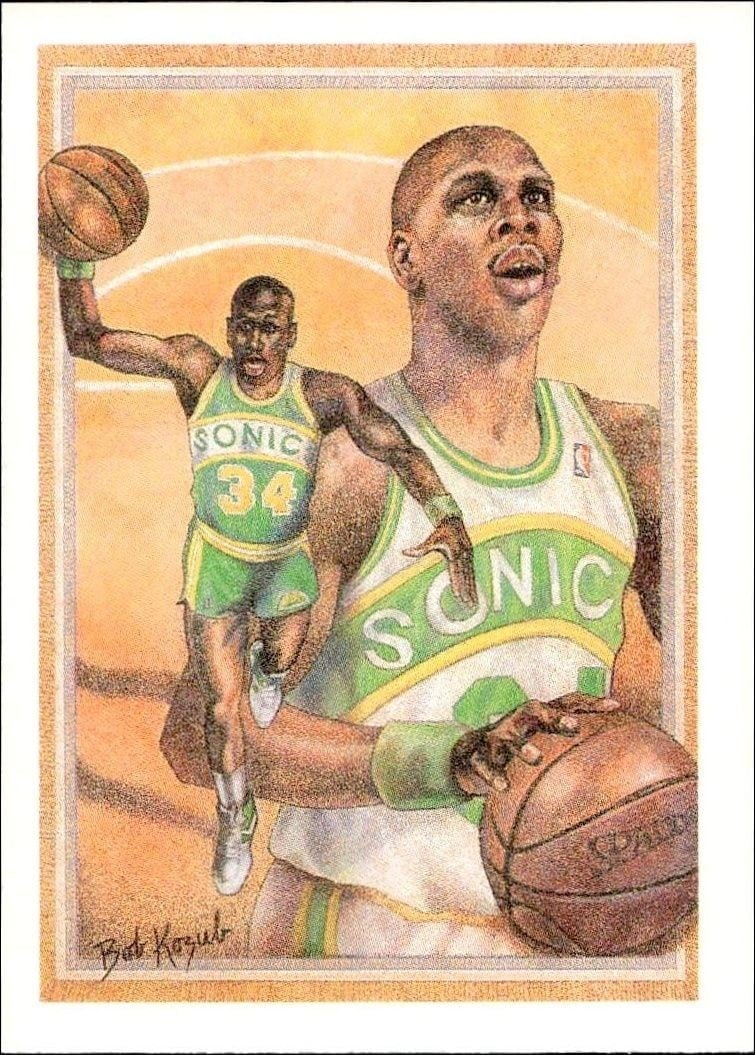 Xavier McDaniel 1990-91 Skybox NBA Hoops #379 Basketball Trading Card - Front 1990-91 Skybox NBA Hoops Xavier McDaniel #379 basketball trading card front