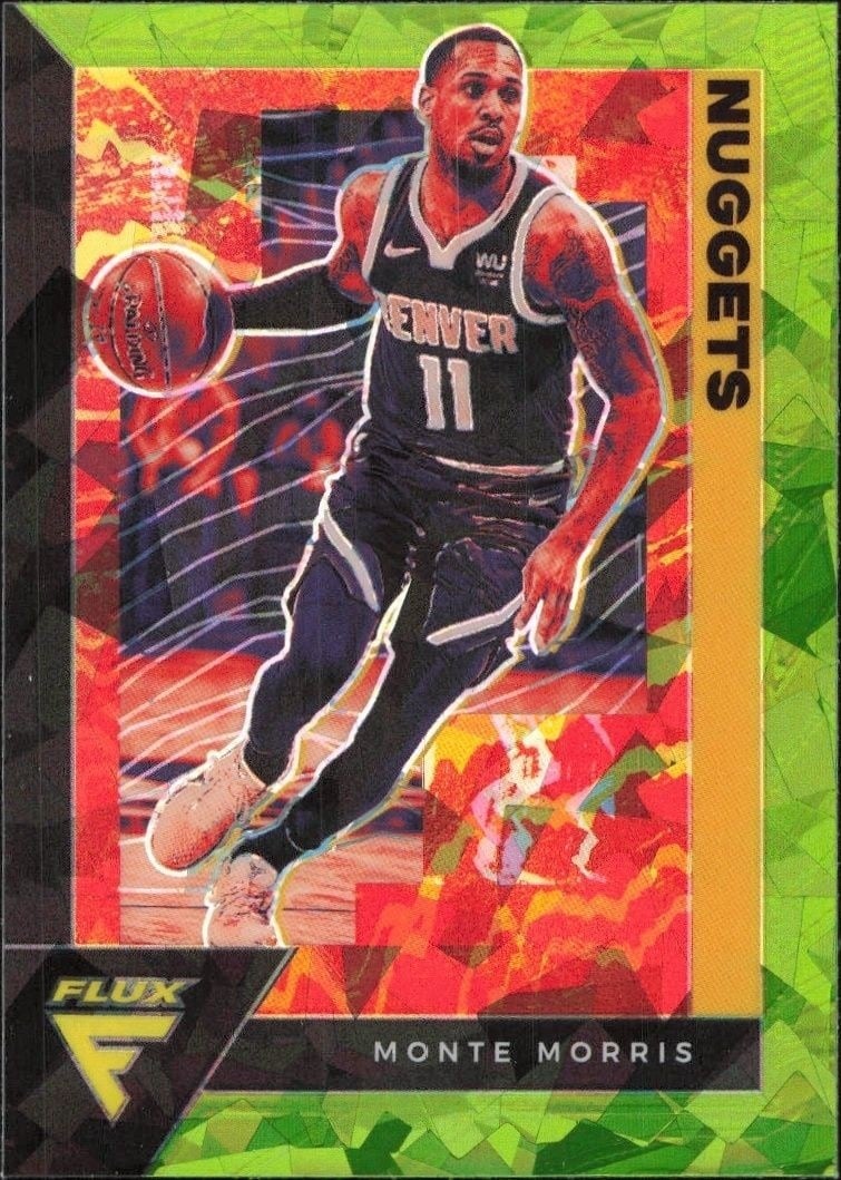2020-21 Panini Flux Monte Morris #48 trading card