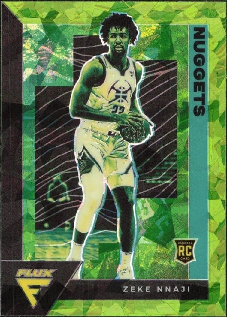 2020-21 Panini Flux Zeke Nnaji #247 trading card