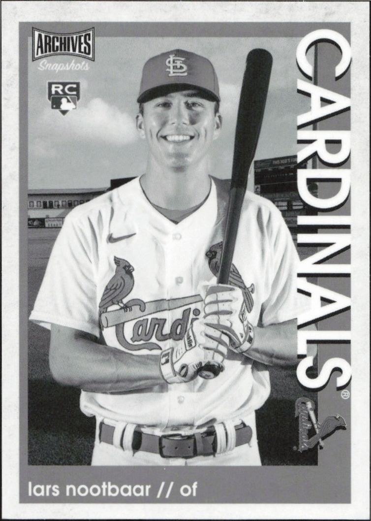 2022 Topps Archives Snapshots Lars Nootbaar #44 trading card