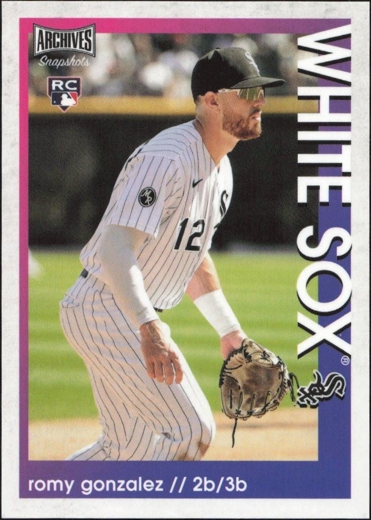 Romy Gonzalez 2022 Topps Archives Snapshots #13 Baseball Trading Card - Front 2022 Topps Archives Snapshots Romy Gonzalez #13 baseball trading card front