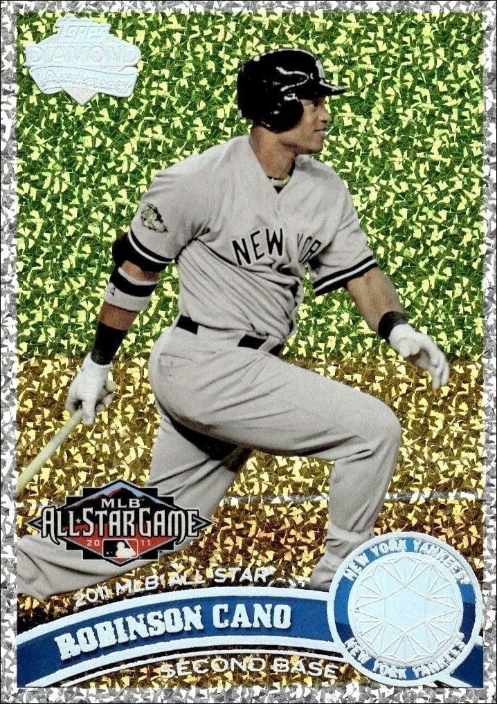 Robinson Cano 2011 Topps Update Series #US18 Baseball Trading Card - Front 2011 Topps Update Series Robinson Cano #US18 baseball trading card front