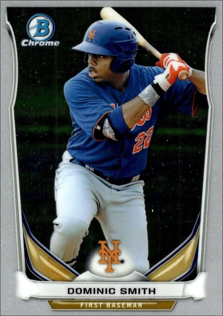 2014 Bowman Draft Dominic Smith #CTP-26 trading card
