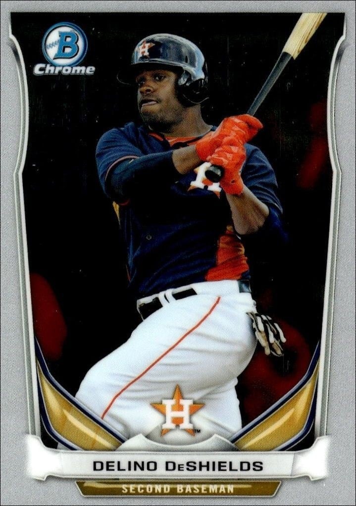 2014 Bowman Draft Delino DeShields #CTP-73 trading card