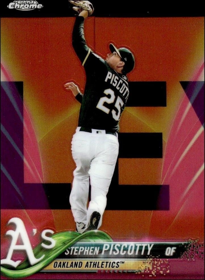 Stephen Piscotty 2018 Topps Update Series #HMT52 Baseball Trading Card - Front 2018 Topps Update Series Stephen Piscotty #HMT52 baseball trading card front