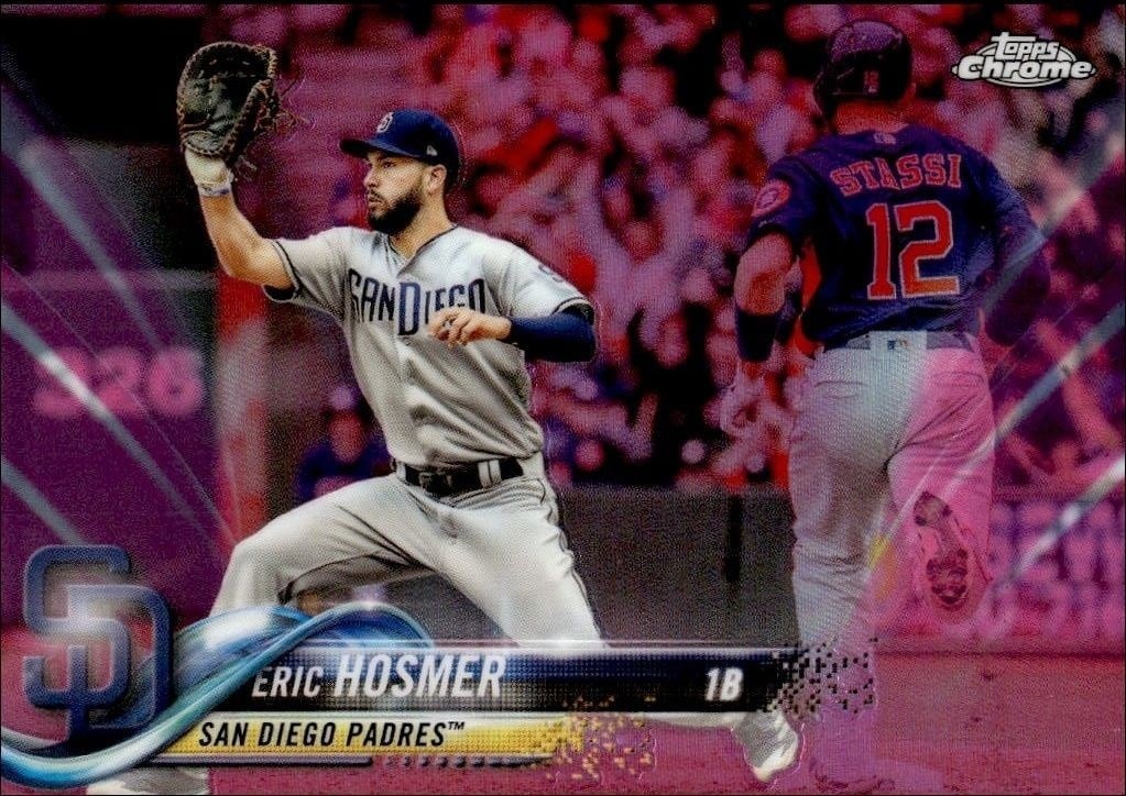 Eric Hosmer 2018 Topps Update Series #HMT39 Baseball Trading Card - Front 2018 Topps Update Series Eric Hosmer #HMT39 baseball trading card front