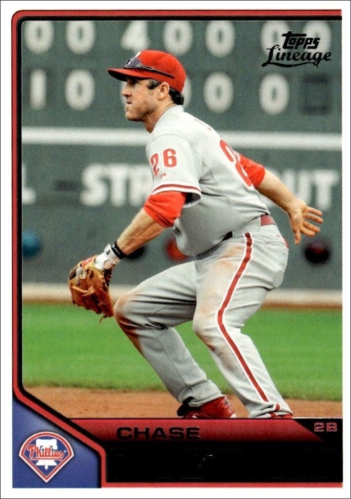 Chase Utley 2011 Topps Lineage #30 Baseball Trading Card - Front 2011 Topps Lineage Chase Utley #30 baseball trading card front