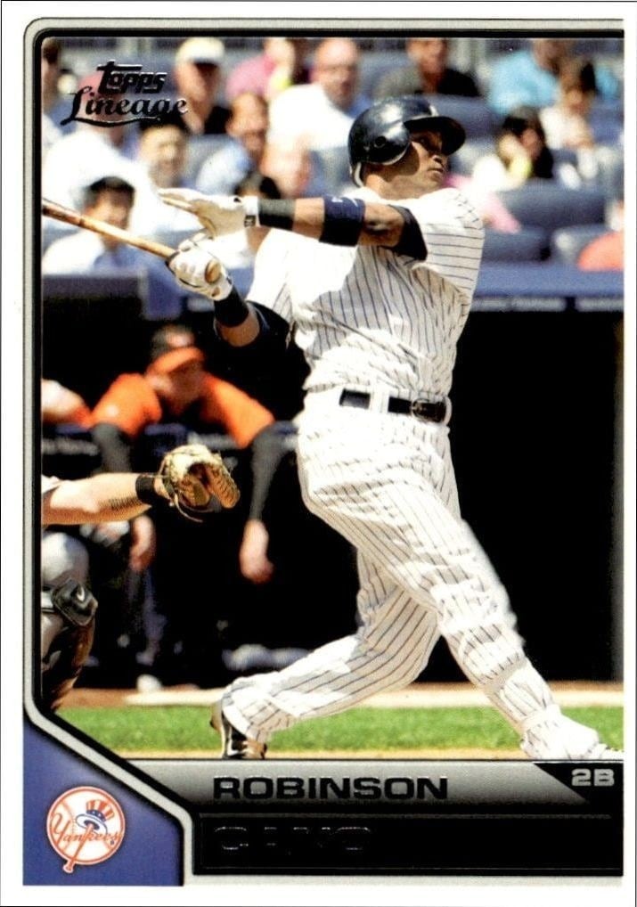 Robinson Cano 2011 Topps Lineage #150 Baseball Trading Card - Front 2011 Topps Lineage Robinson Cano #150 baseball trading card front