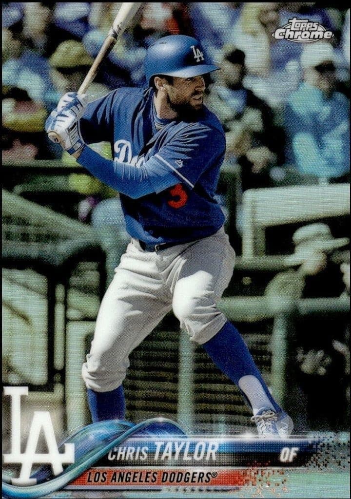 2018 Topps Chrome Chris Taylor #83 trading card