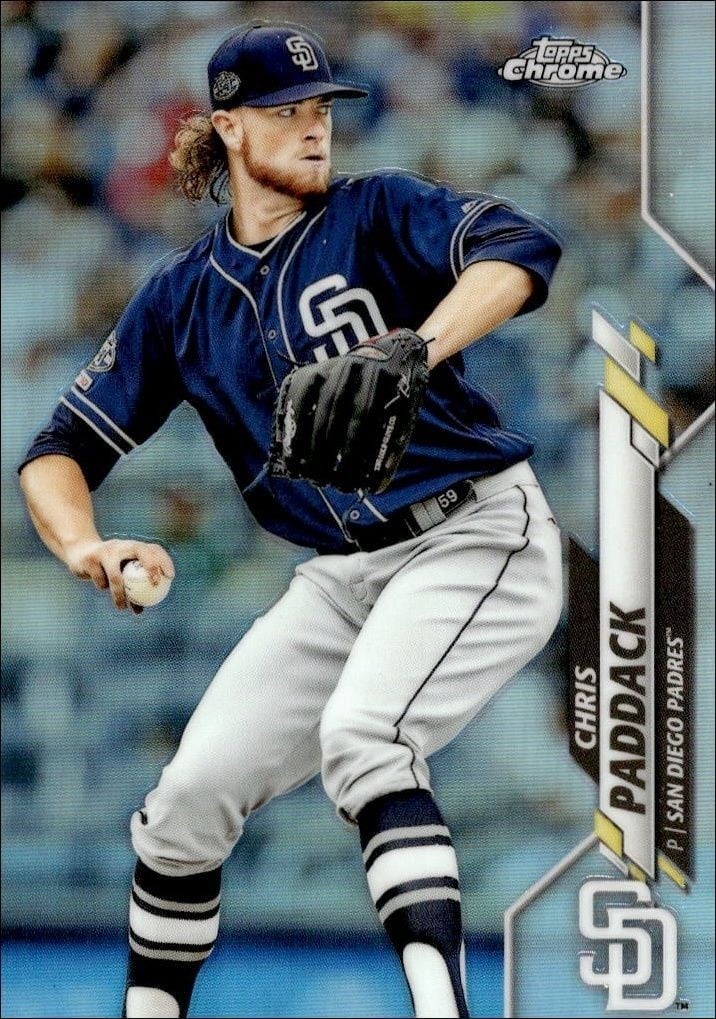2020 Topps Chrome Chris Paddack #39 trading card